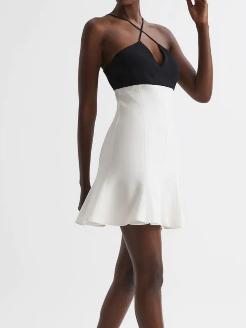 BRAND NEW REISS Trina Colourblock Mini Dress